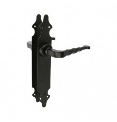 AMIG 23387  
 Manilla con placa 101P  
 280 x 44 mm  
 Placa de acero, Tirador de zamak  
 Negro