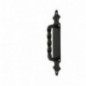 AMIG 23391  
 Manillón con placa 101  
 280 x 45 mm  
 Placa de acero, Tirador de zamak  
 Negro