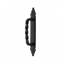 AMIG 23392  
 Manillón con placa 102  
 280 x 45 mm  
 Placa de acero, Tirador de zamak  
 Negro