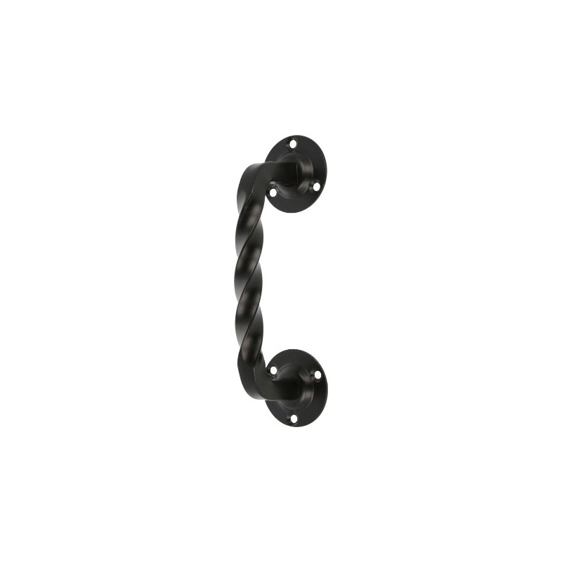 AMIG 23394  
 Manillón con roseta 103  
 140 mm  
 Placa de acero, Tirador de zamak  
 Negro