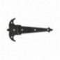 AMIG 23397  
 Bisagra 551  
 150 mm  
 Acero  
 Negro