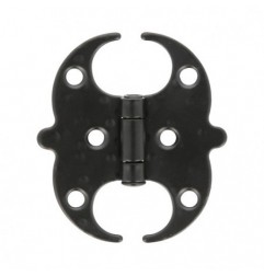 AMIG 23399  
 Bisagra 553  
 60 mm  
 Acero  
 Negro
