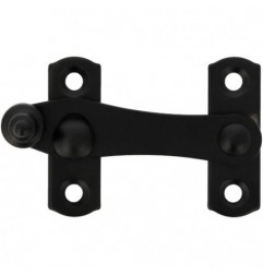 AMIG 23420  
 Aldabilla 3  
 75 x 46 mm  
 Acero  
 Negro - Izquierda