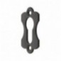 AMIG 23425  
 Bocallave 12  
 60 x 38 mm  
 Acero  
 Negro