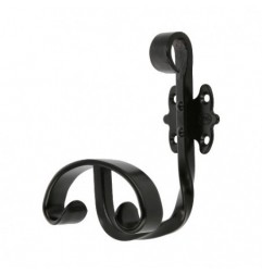 AMIG 23427  
 Colgador 101  
 120 x 80 x 90 mm  
 Acero  
 Negro