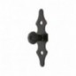 AMIG 23430  
 Escudo tirador 101  
 92 x 30 mm  
 Acero  
 Negro