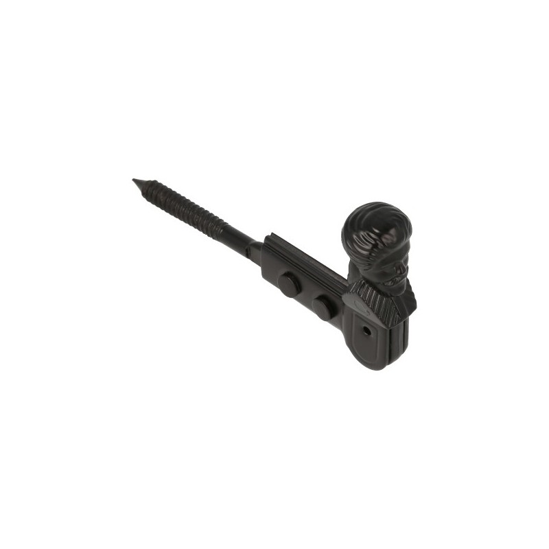 AMIG 23435  
 Retenedor contraventana 3  
 130 x 60 mm  
 Zamak  
 Negro