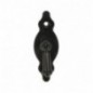 AMIG 23443  
 Tirador con placa 1005  
 28 x 80 mm  
 Negro