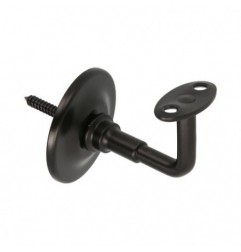 AMIG 23444  
 Soporte pasamanos 24  
 Ø70 mm  
 Acero  
 Negro