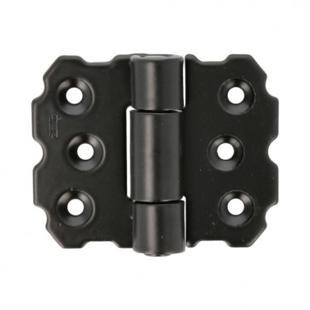 AMIG 23446  
 Bisagra 9000  
 55 x 70 mm  
 Acero  
 Negro