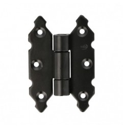 AMIG 23447  
 Bisagra 9010  
 90 x 60 mm  
 Acero  
 Negro