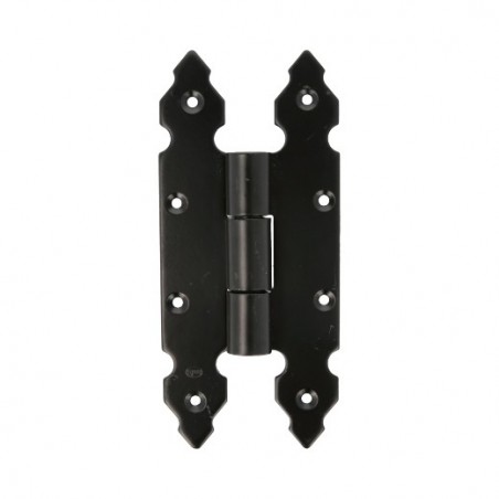 AMIG 23448  
 Bisagra 9100  
 200 x 90 mm  
 Acero  
 Negro