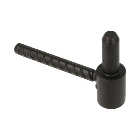 AMIG 23451  
 Pernio 8040  
 Ø14 x 90 mm  
 Acero  
 Negro