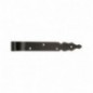AMIG 23460  
 Gozne gótico 7020  
 250 x 35 x 4 mm  
 Acero  
 Negro