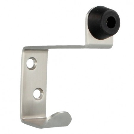 AMIG 23474  
 Colgador-Tope 13  
 68 x 50 mm  
 Acero inoxidable 18/8  
 Mate