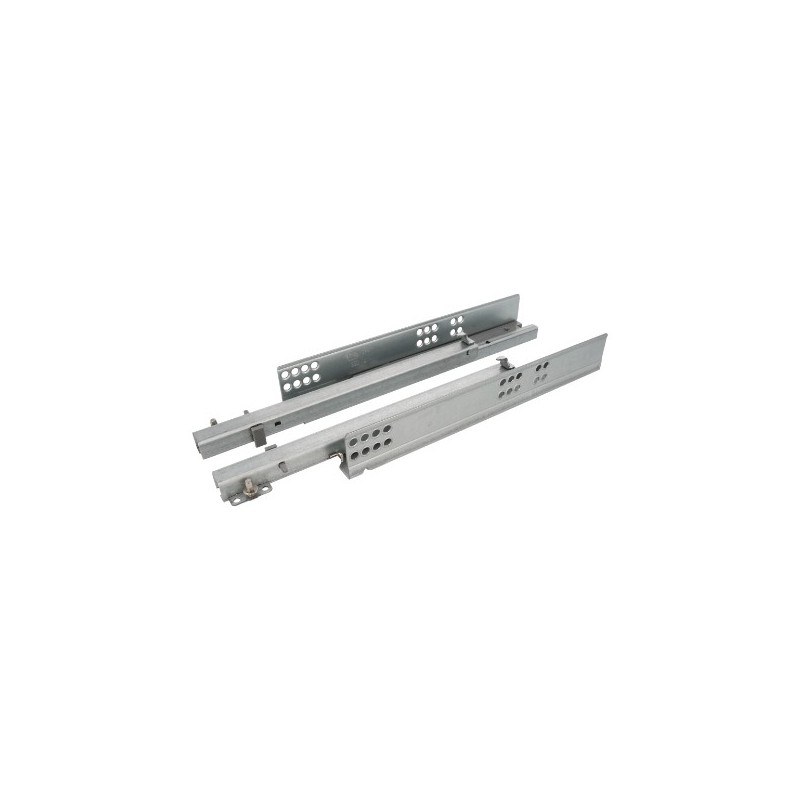 AMIG 23491  
 Guía para cajón con cierre suave 40  
 400 mm  
 Acero  
 Zincado