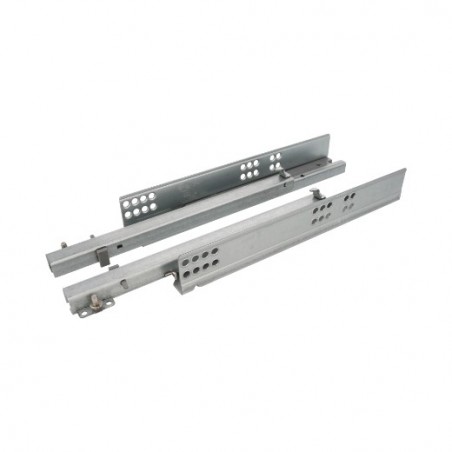 AMIG 23491  
 Guía para cajón con cierre suave 40  
 400 mm  
 Acero  
 Zincado