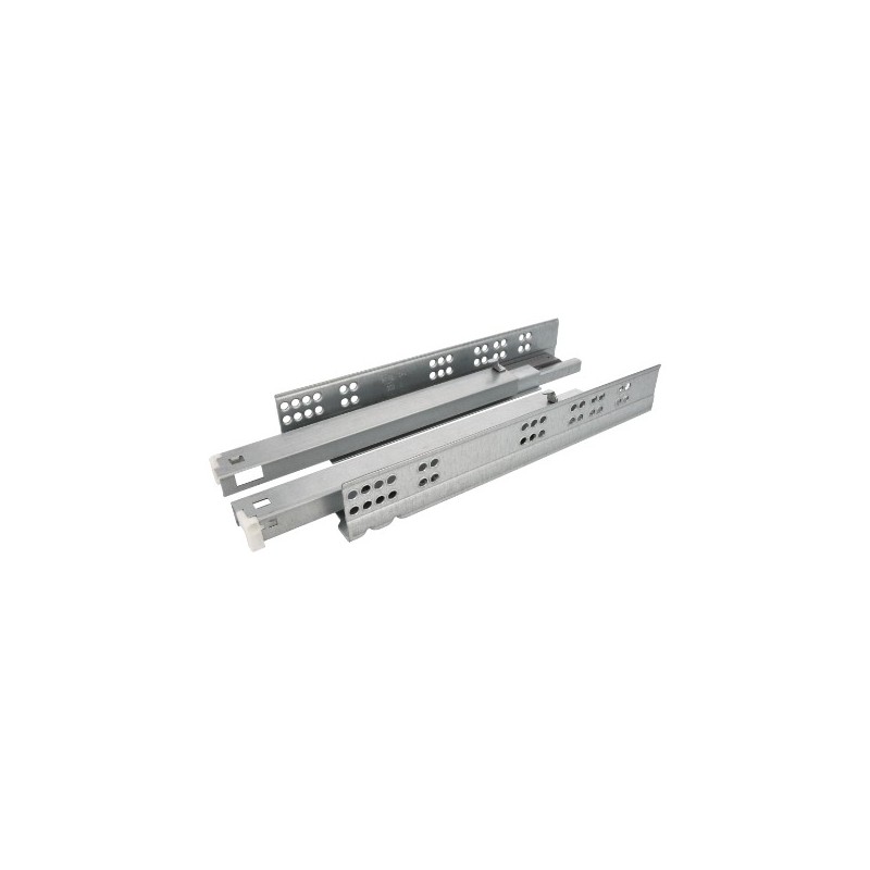 AMIG 23501  
 Guía para cajón con cierre suave 42  
 400 mm  
 Acero  
 Zincado