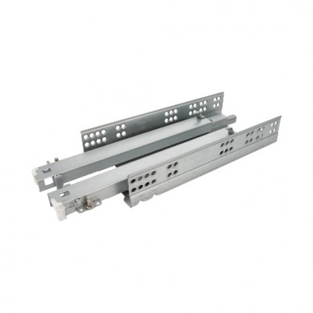 AMIG 23505  
 Guía para cajón Push Open 45  
 350 mm  
 Acero  
 Zincado