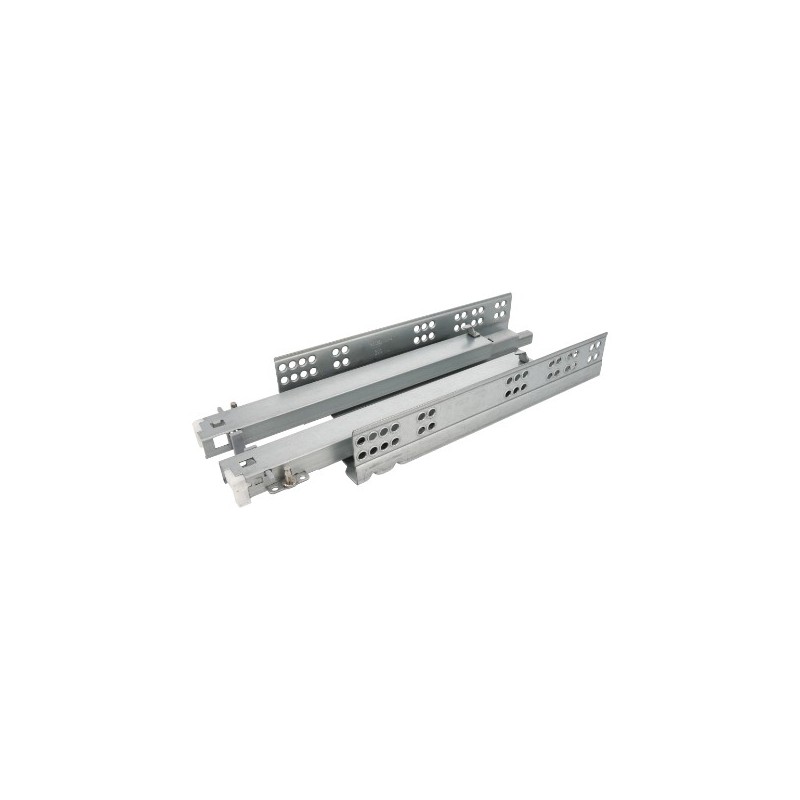 AMIG 23507  
 Guía para cajón Push Open 45  
 450 mm  
 Acero  
 Zincado