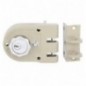 AMIG 23517  
 Cerradura sobreponer 1396  
 60 mm  
 Beige - Izquierda