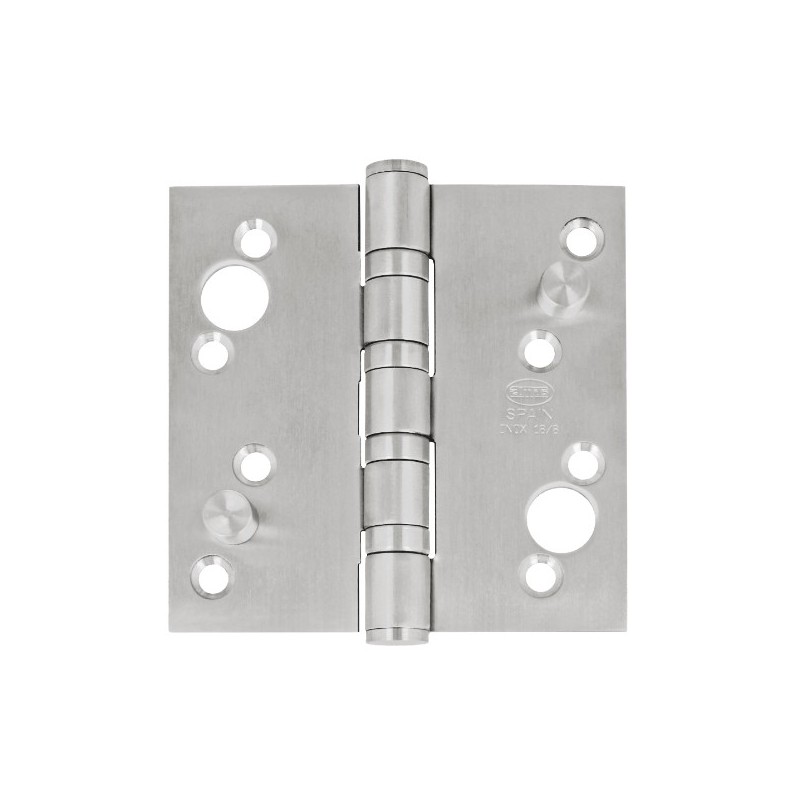 AMIG 23520  
 Bisagra 2011  
 4'' x 4'' (101 x 101 x 2,5 mm)  
 Acero inoxidable 18/8  
 Mate