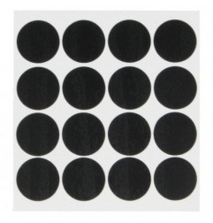 AMIG 23526  
 Tapón adhesivo 614  
 Ø12 mm  
 PVC  
 Negro