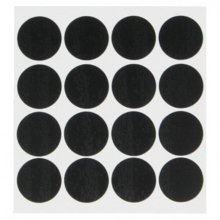AMIG 23526  
 Tapón adhesivo 614  
 Ø12 mm  
 PVC  
 Negro