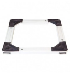 AMIG 23551  
 Soporte rodante extensible 2600  
 46/65 x 46/65 cm  
 Acero  
 Blanco