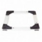 AMIG 23551  
 Soporte rodante extensible 2600  
 46/65 x 46/65 cm  
 Acero  
 Blanco