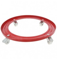 AMIG 23552  
 Soporte bombona 2605  
 Ø31 x 5 cm  
 Acero  
 Naranja