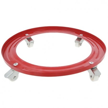 AMIG 23552  
 Soporte bombona 2605  
 Ø31 x 5 cm  
 Acero  
 Naranja