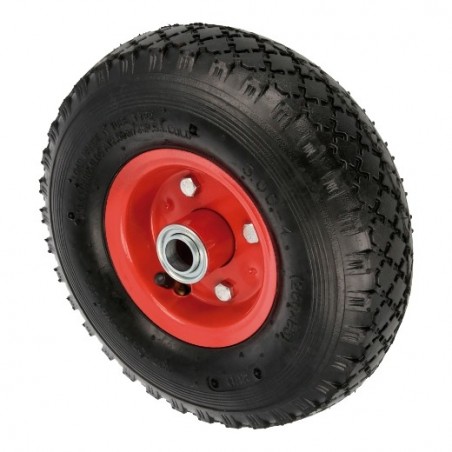 AMIG 23553  
 Rueda neumática 2580  
 Ø260 mm  
 Goma  
 Negro