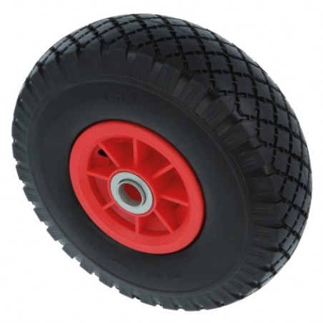 AMIG 23554  
 Rueda impinchable 2590  
 Ø260 mm  
 Poliuretano  
 Negro