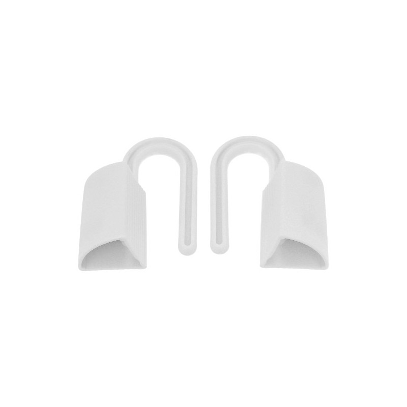 AMIG 23565  
 Tope bloqueo de puertas CS514  
 82 x 48 x 44 mm  
 PVC  
 Blanco