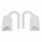 AMIG 23565  
 Tope bloqueo de puertas CS514  
 82 x 48 x 44 mm  
 PVC  
 Blanco