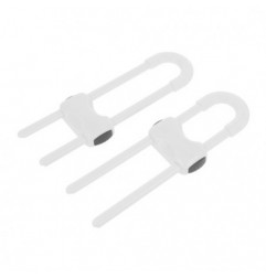 AMIG 23566  
 Cierra seguridad de puertas CS515  
 185 x 58 x 14 mm  
 ABS  
 Blanco