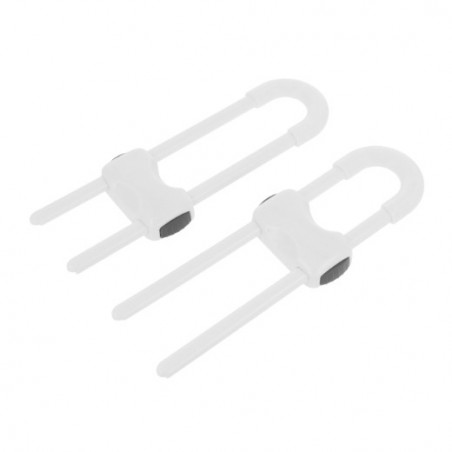 AMIG 23566  
 Cierra seguridad de puertas CS515  
 185 x 58 x 14 mm  
 ABS  
 Blanco