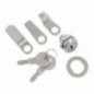 AMIG 23568   Cerradura buzón 3KIT   Acero   Niquelado