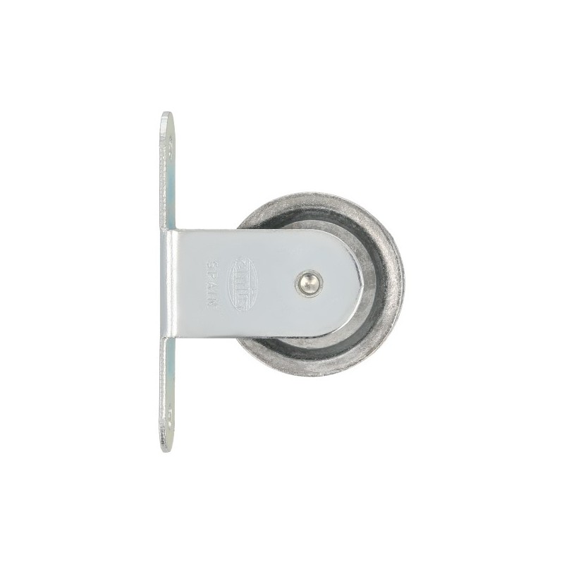 AMIG 23576  
 Polea metálica 8  
 Ø38 mm  
 Acero  
 Zincado