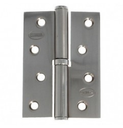 AMIG 23586  
 Bisagra 5007A  
 100 x 70 x 3 mm  
 Acero  
 Cromado mate - Derecha