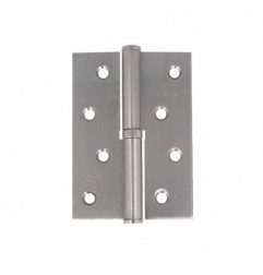 AMIG 23587  
 Bisagra 5007A  
 100 x 70 x 3 mm  
 Acero  
 Cromado mate - Izquierda