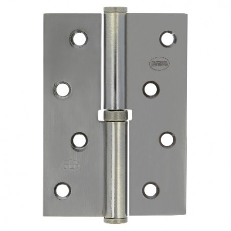 AMIG 23589  
 Bisagra 5007A  
 100 x 70 x 3 mm  
 Acero  
 Cuero - Izquierda