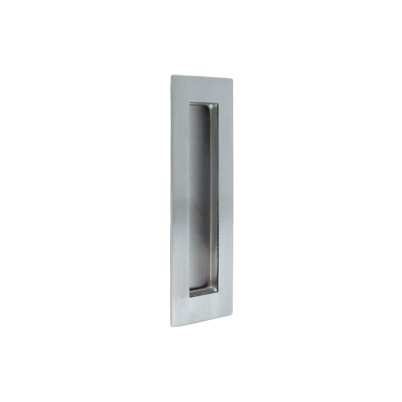 AMIG 23602  
 Tirador embutir 13  
 150 x 50 mm  
 Acero inoxidable 18/8  
 Mate