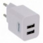 AMIG 23614  
 Cargador 2 puertos USB 3214  
 Polipropileno  
 Blanco