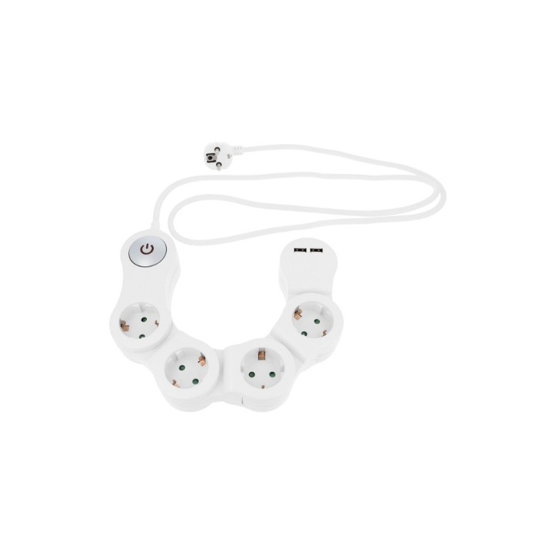AMIG 23617  
 Base múltiple articulada 5530  
 Polipropileno  
 Blanco
