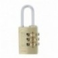 AMIG 23622  
 Candado combinación 42  
 20 mm  
 Latón  
 Mate