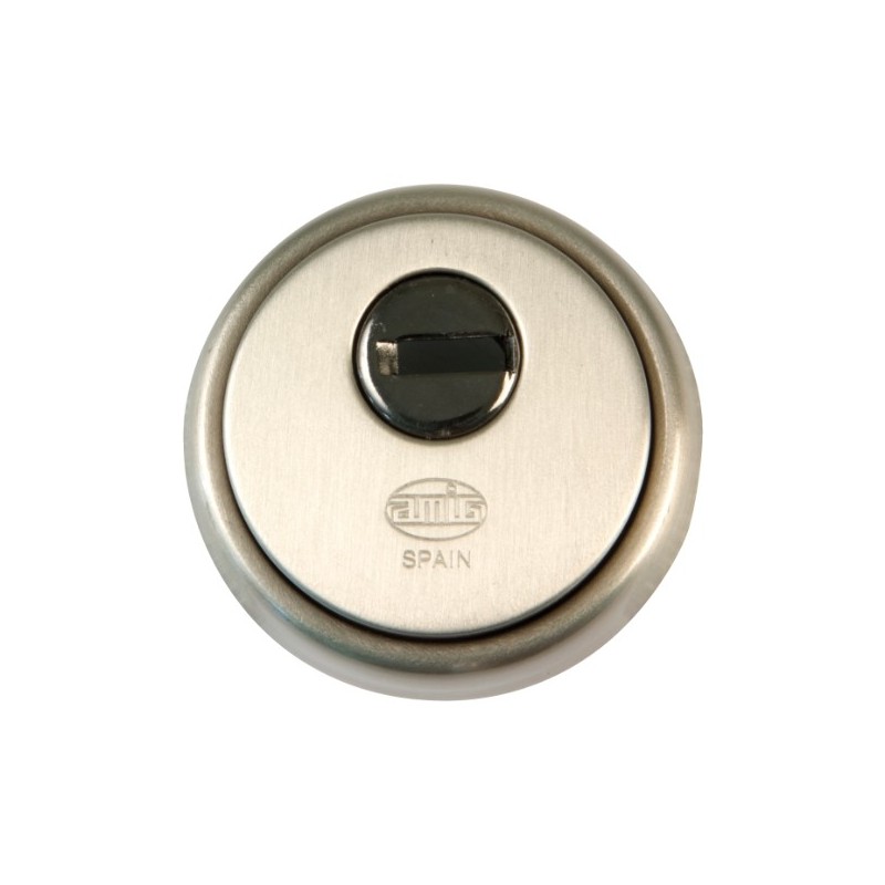 AMIG 23687  
 Escudo 40  
 Ø65 mm  
 Latón  
 Cromado mate