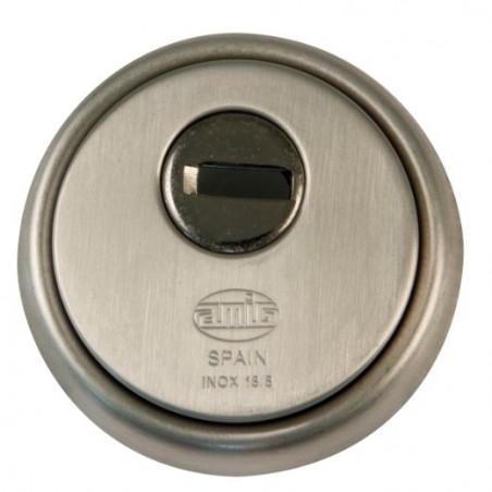 AMIG 23688  
 Escudo 40  
 Ø65 mm  
 Acero inoxidable 18/8  
 Mate