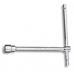 950 15 Llave en T con vaso hexagonal, cromada